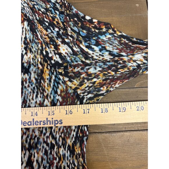 Spense Womens Bell Sleeve Dress Size 10 Multicolor Print Polyester - Picture 7 of 7